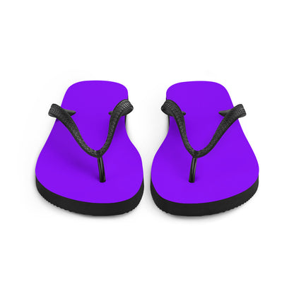 Neon Purple Flip-Flops