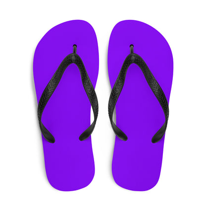 Neon Purple Flip-Flops
