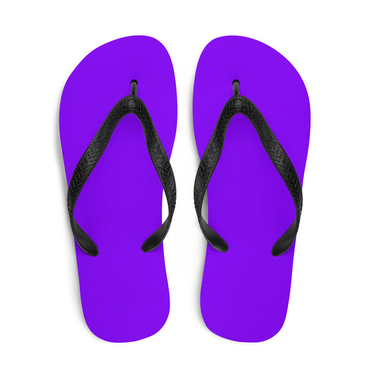 Neon Purple Flip-Flops